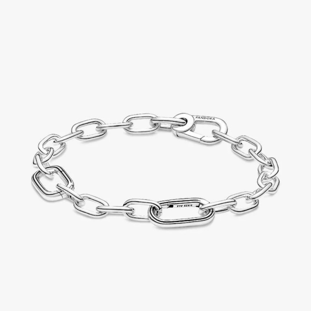 Pandora Silver Bracelet with Hand-Finished Detail